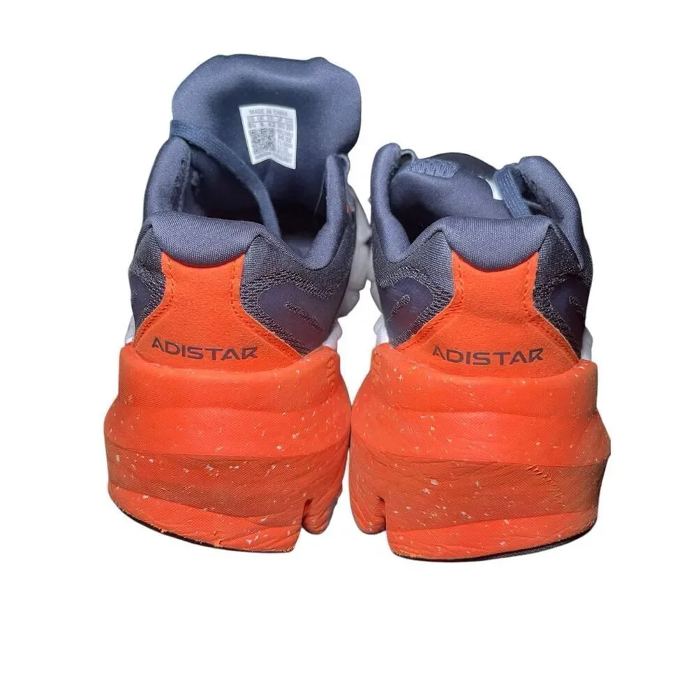 Adidas Mens Navy Blue Orange Adistar 1 Running Athletic Shoes Size 8.5